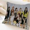 Fromis_9 Kpop Girl Group Cushion Cover Car Throw Pillow Case For Sofa Car Christmas Gift 40x40cm 45x45cm