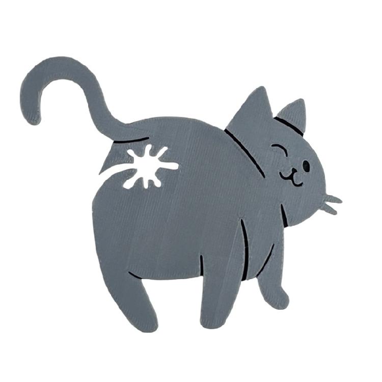 Sturdy Polylactic Acid Cats Butt Bread Bag Clip for Long Time Use Food Protective and Decoration