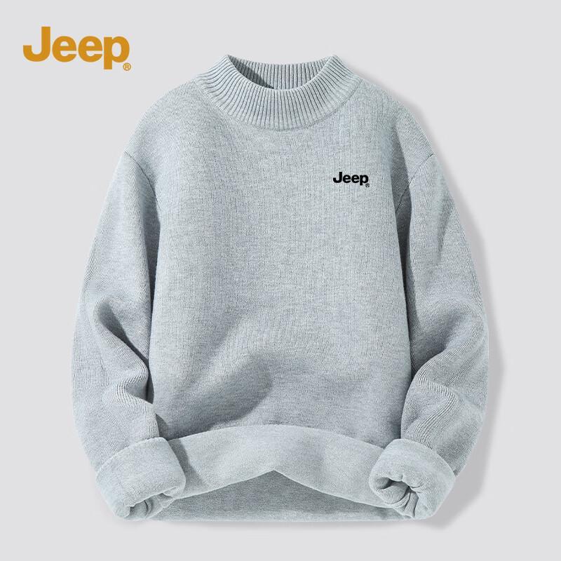 

JEEP Men s Heavyweight Half-Turtleneck Knit Pullover 2XL
