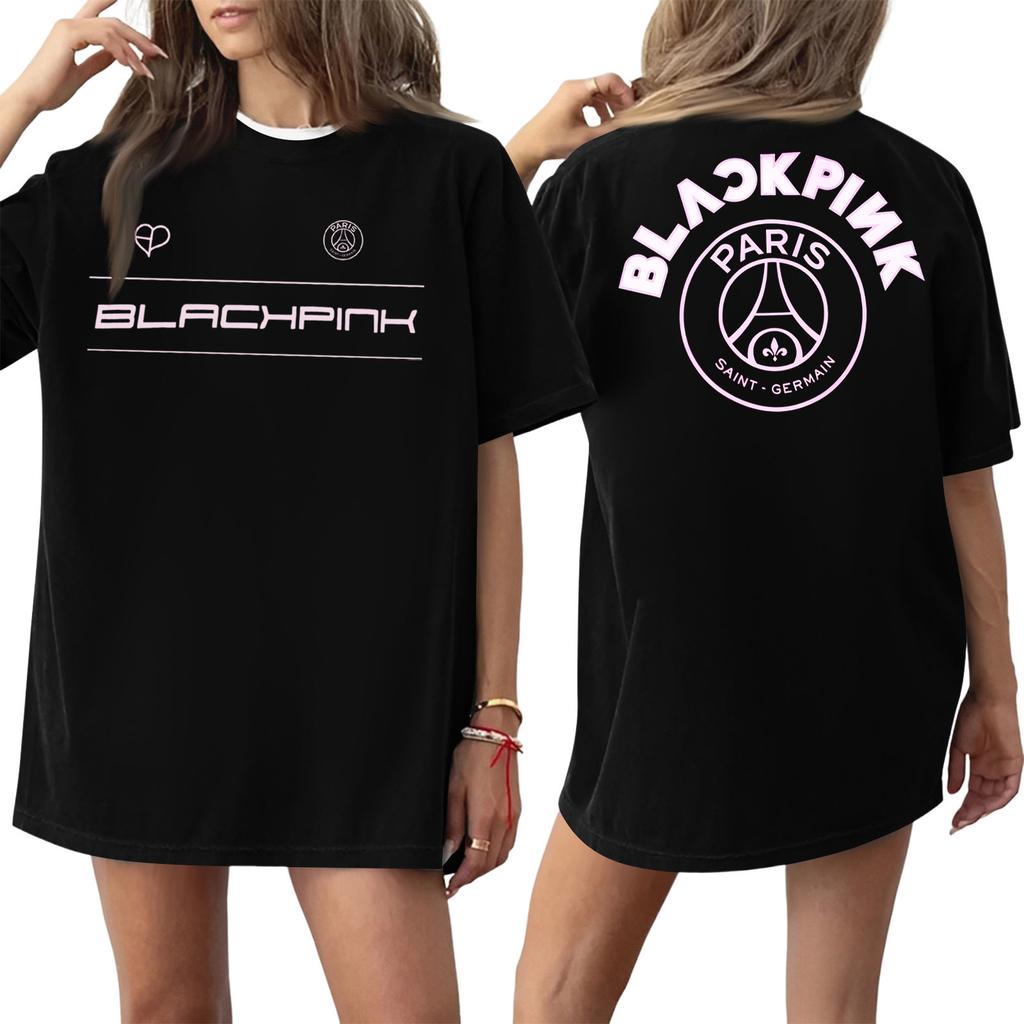 Top Camiseta de Manga Corta Estampada con Cuello Redondo para Mujer