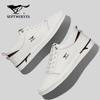 Slip-On-Casual-Sneakers aus echtem Leder für Herren