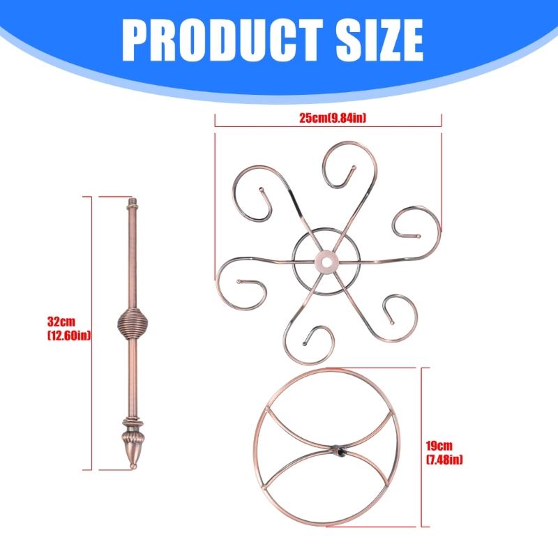 Creative Upside Down Wine Glass Rack  6 Hooks Goblet Hanger Kitchen Countertop Vertical Glasswares Storage Rack