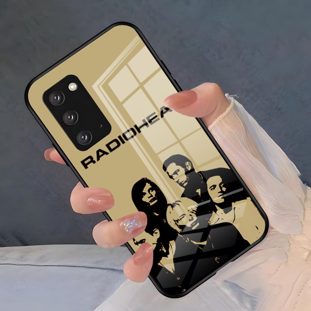 R-Radiohead Band Phone Case For Samsung S26 S25 Plus S20 S20 Plus S22 Ultra S23 FE S21 Plus S21 Ultra Glass Cover
