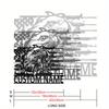 Customizable Name Metal Wall Art Military Patriotic Decor Living Room Gift