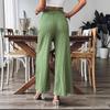 Cotton and Linen Women's Loose Fashion Solid Color Straight Casual Pants Women's Clothing