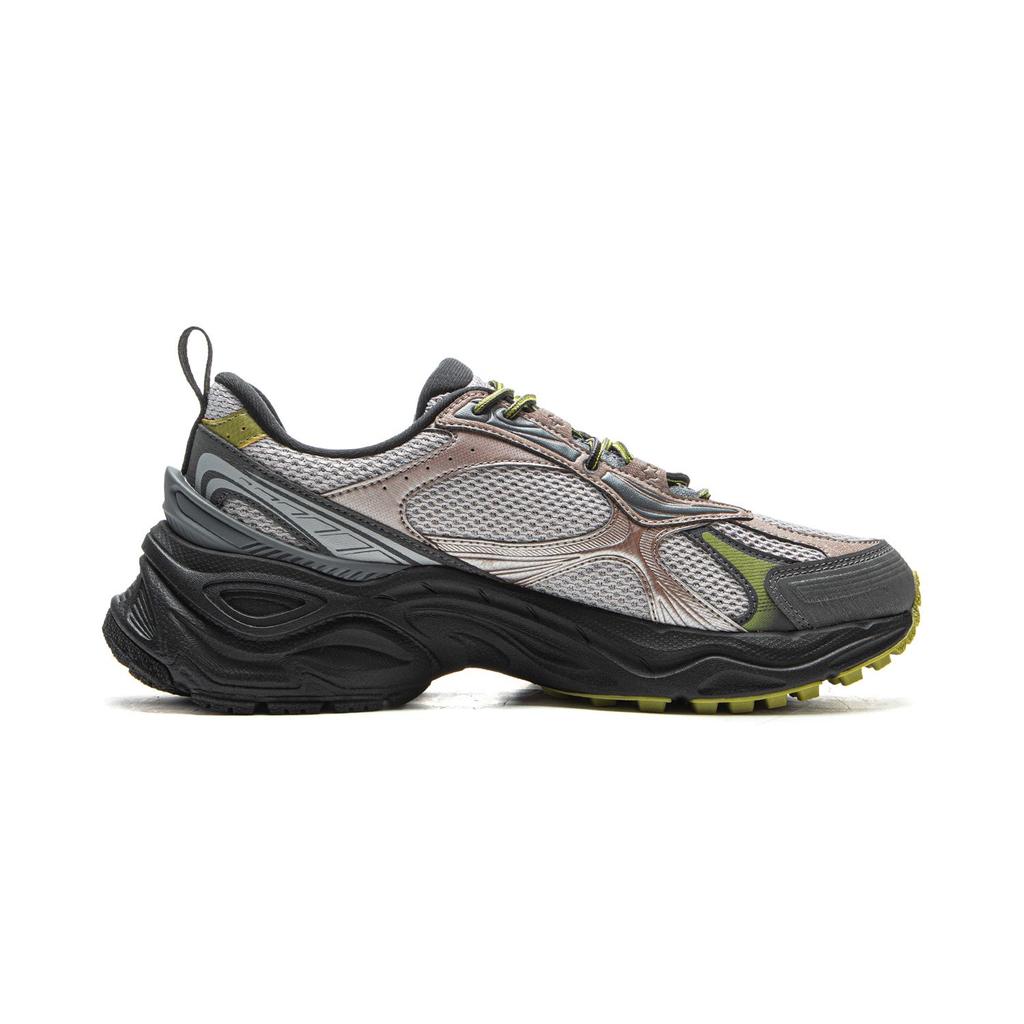 Li Ning Synthetic Leather Low top Casual Shoes Men's Gray AGCV355-4