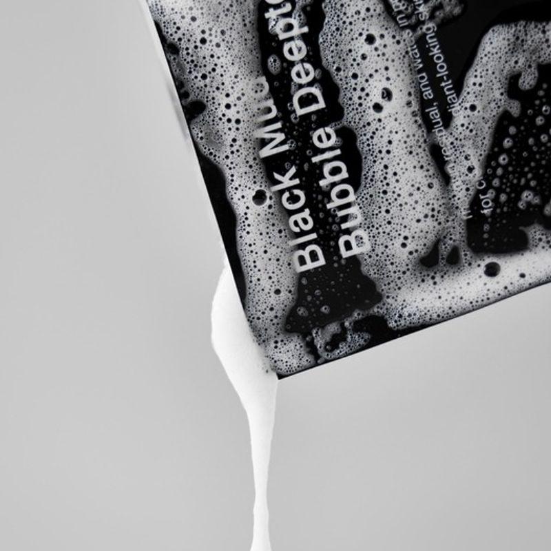 Black Mud Pore Care Bubble Deep Tox Mask 10 Sheets