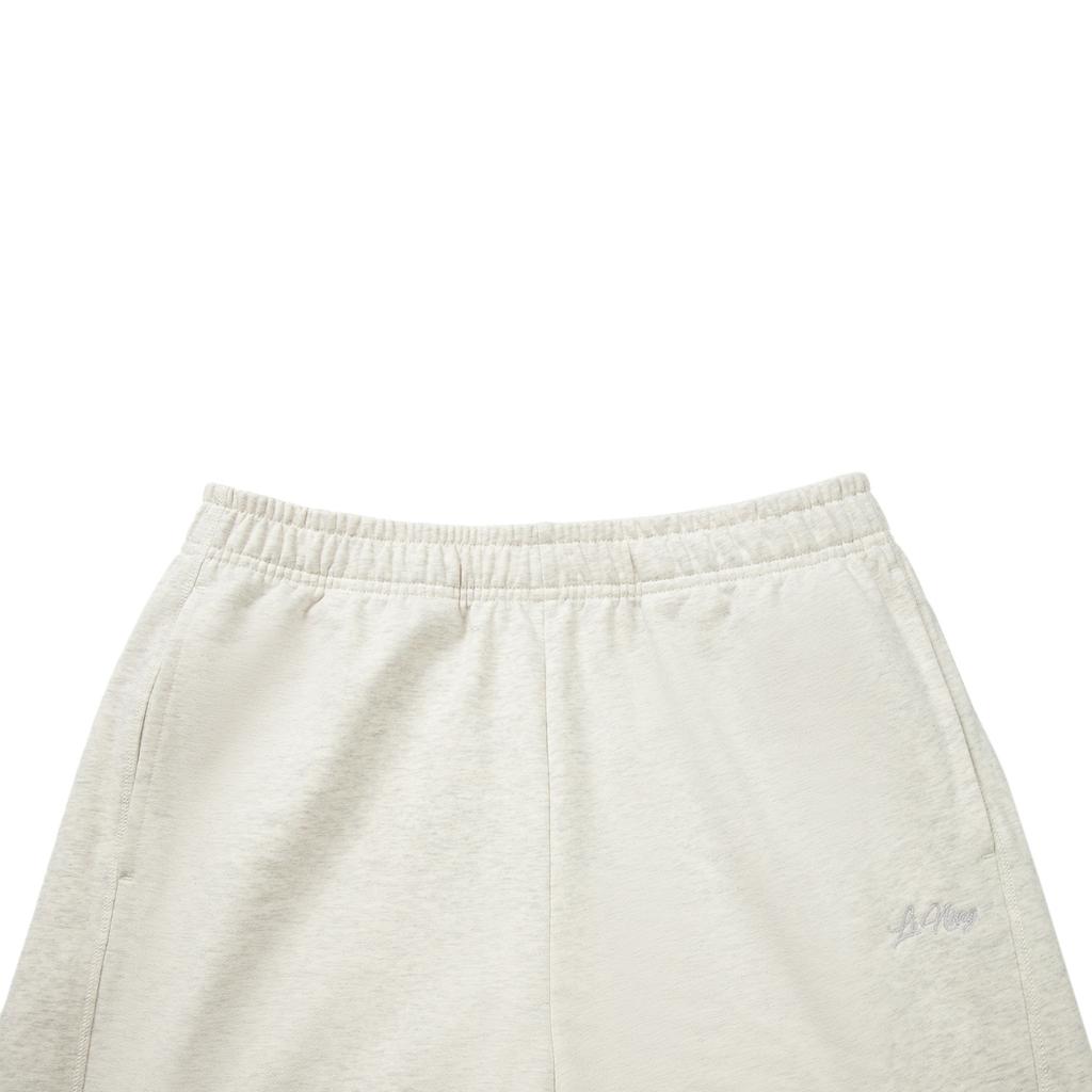 Li Ning Sports Lifestyle Series Loose Letter Embroidery Sweatpants Knitted Sports Pants Women Bottoms AKLVC14-7