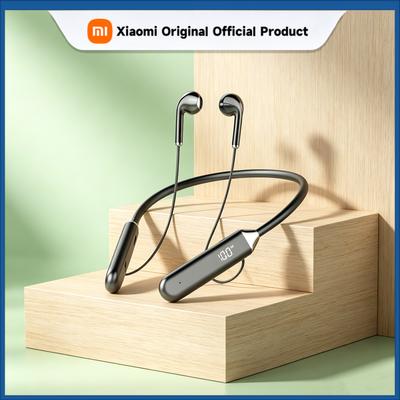 Xiaomi Wireless Neckband Earphones Bluetooth 5.2 Headphones Gaming Power Display Headset TWS Earbuds Sport Headset With Mic