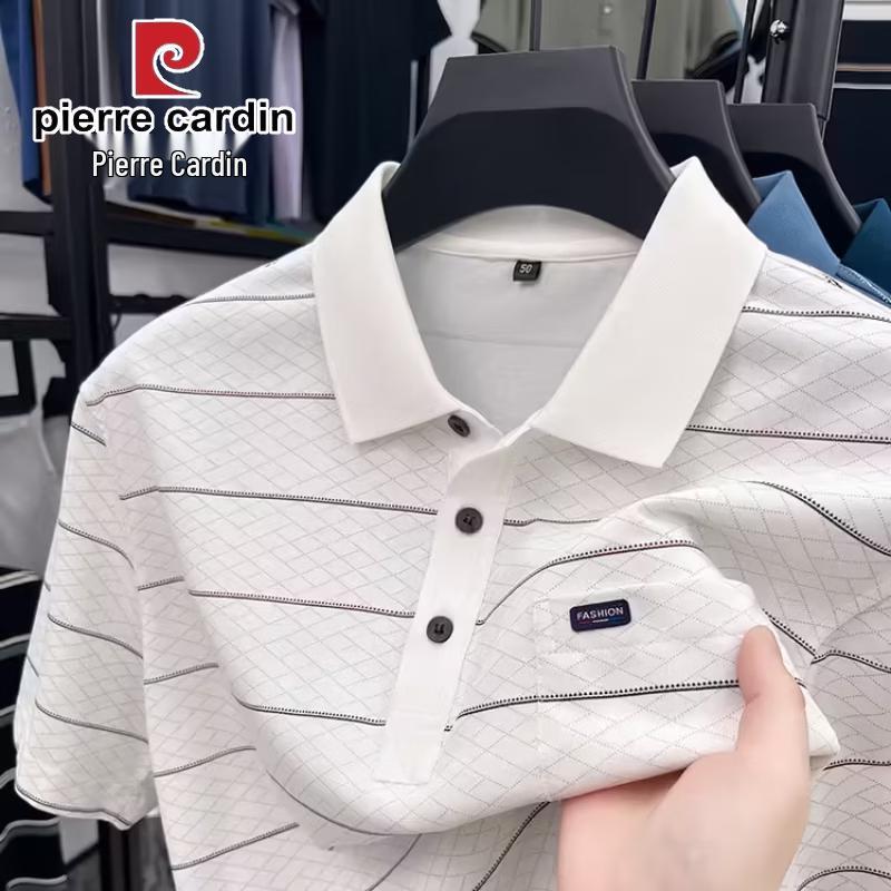 Pierre Cardin Men s Short Sleeve Cotton Blend Polo Shirt 56