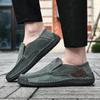 2024 Men's Spring Casual Korean Style Breathable Leather Moccasins - Trendy Handmade Large Size Shoes