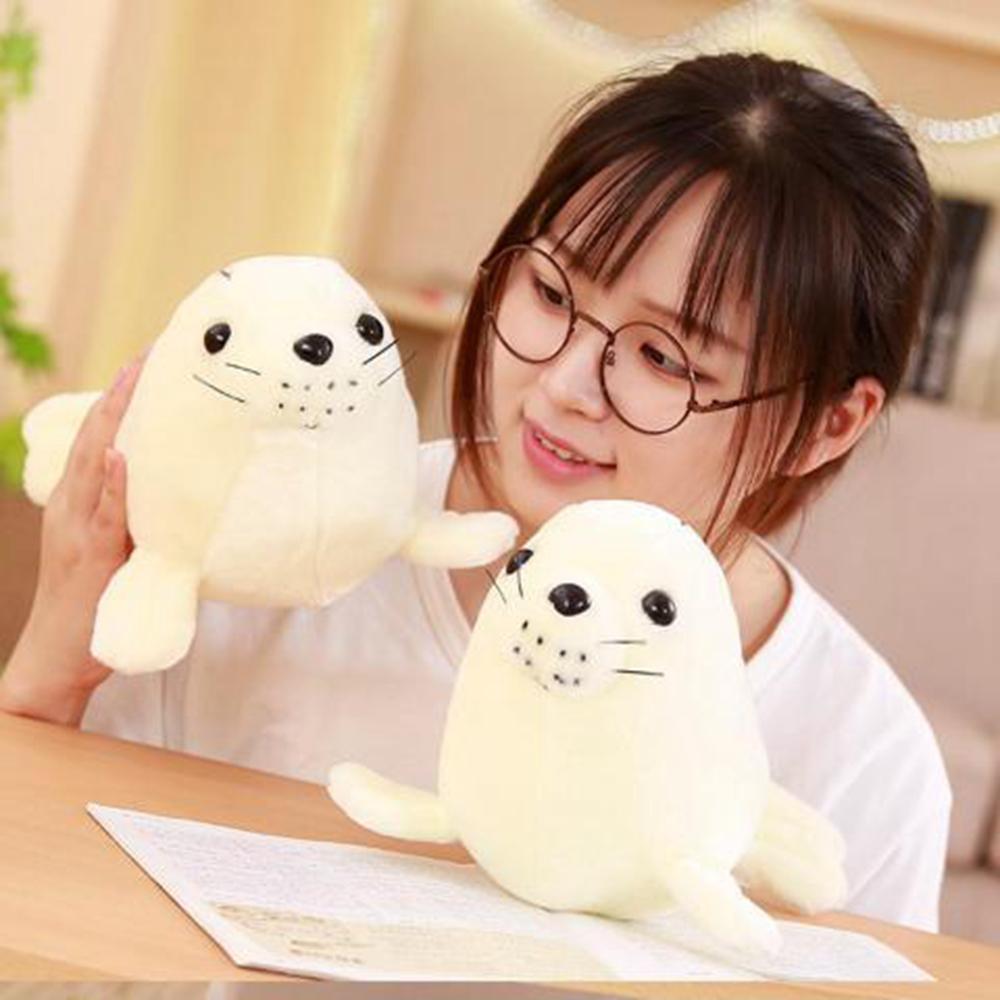 25CM Cute Baby Seal Plush Toy Small And Delicate Kawaii Super Soft Aquarium Souvenir Animal Children's Birthday Christmas Gift
