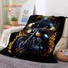 Motocross Modern Retro Motorcycle Soft Blankets,Keep Warm Throw Blanket Comfortable Blanket for Picnic Beds Sofa Home Bedroom