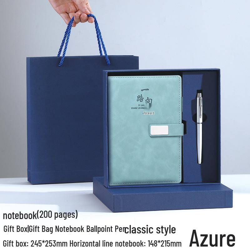 Deluxe A5/B5 Business Planner Notebook with Custom Logo Gift Box