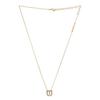 [Salvatore Ferragamo] Women's Gancio 3D Crystal Necklace 76 0399 Orgiov 0736244 106175