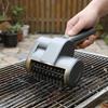 with LED Light Electric Grill Cleaning Brush Stainless Steel Roller Grill Brush  Kitchen