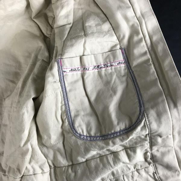 Tommy Hilfiger Hilfiger Denim Abnehmbare Kapuze Gepolsterte Militärjacke Damen M Beige(GEBRAUCHT)