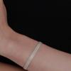 Less is more silver fabou bracelet