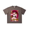 260 GSM Double Yarn 32 Count 100% Cotton Pokemon V14 Jessie Waifu Print Unisex Heavy Cotton T Shirt
