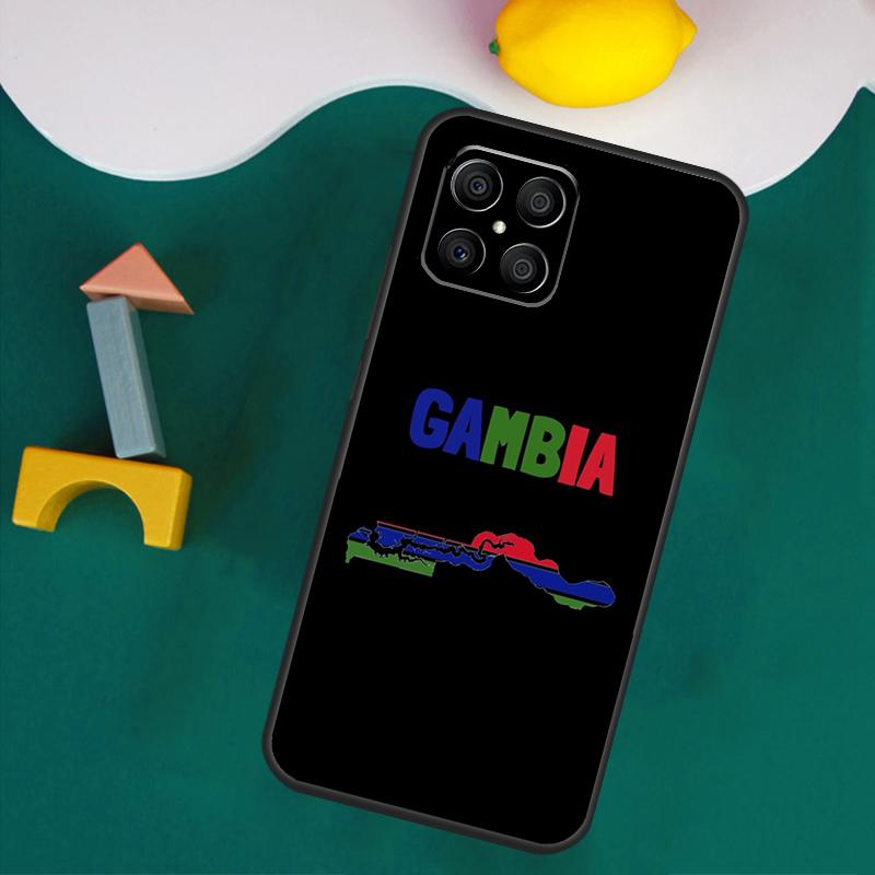 Gambia Flag Case For Honor Magic 7 Pro 5 6 Lite Honor 200 Pro 50 70 90 X9a X8a X8 X9 X8b X9b X9c Cover