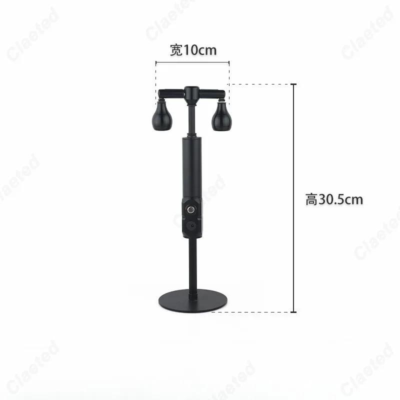 

Creative LED Charging High Pole Touch Spotlight Personalized Coffee Shop Restaurant Bar Atmosphere Lighting Decorative Light B-Double headed&1 W