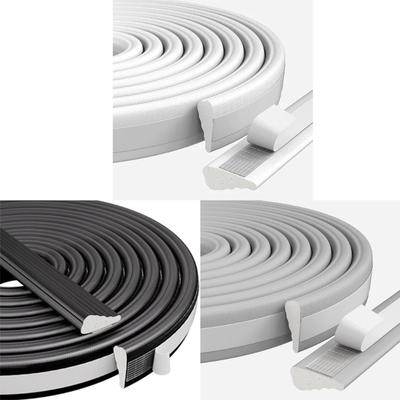 Multipurpose Auto Adhesive Soundproofed Strips for Furniture Sliding Window and Door Blocking Unwanted Noises Efficiently