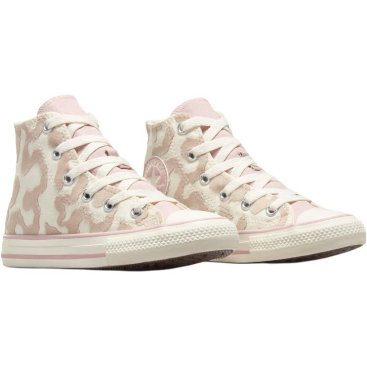Converse Chuck Taylor All Star Leopard Fashion Comfortable High Top Canvas Shoes Kids Sneakers Light-Pink A10048C