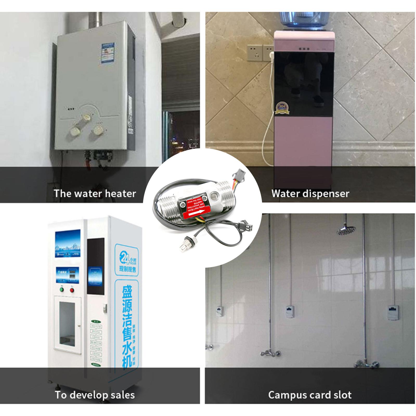 

Датчик расхода воды, переключатель управления, измерение, датчик расхода Холла, индикатор для питьевой машины, кредитной карты, кампус