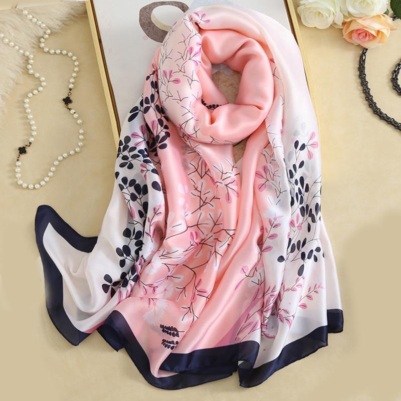 180*90cm muffler new Luxury Brand Scarf Women Shawls Wraps Spring Hijab Bufanda Foulard Female Bandana Beach Stoles Silk
