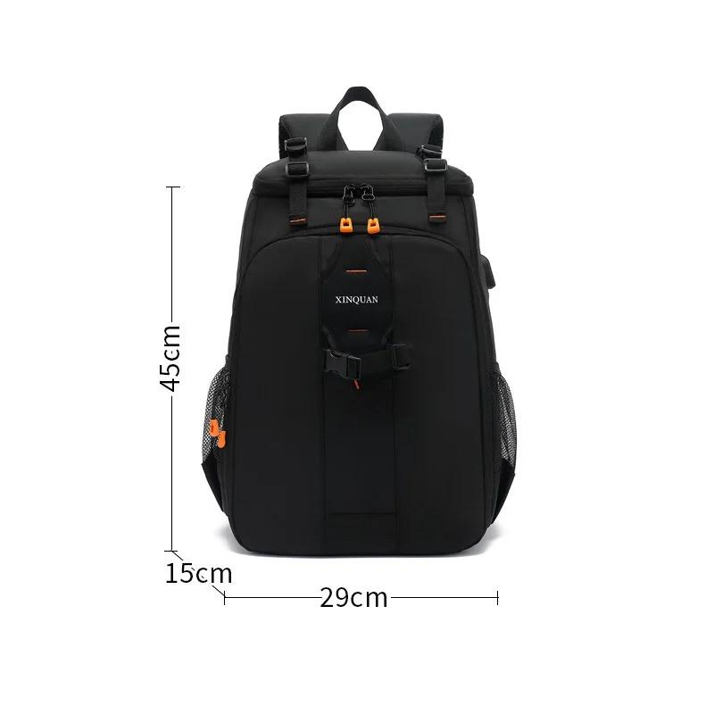 Waterproof Camera Backpack Large Capacity Dslr Bag With Laptop Compartment, Outdoor Photography Hiking Travel Backpack For Canon Nikon Sony Dslr Camer