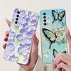 For Huawei Y7a Case PSmart 2021 Cute Cat Fashion Painted Cover Soft Slim Phone Case For Huawei P Smart 2021 Y 7a HuaweiY7a Shell