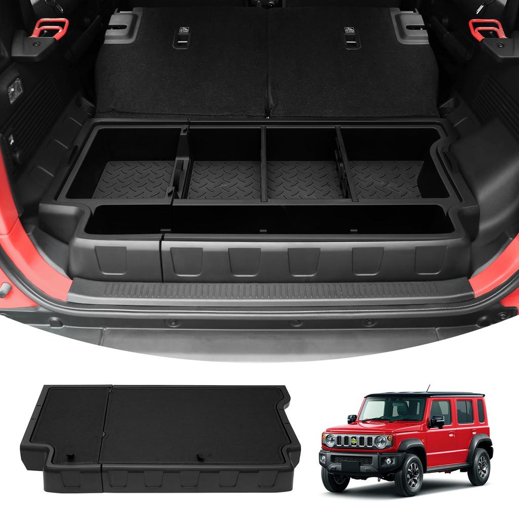 Auto Spec 40 L Cargo Storage Box with Lid and Luggage Board for Suzuki Jimny Nomad JC74W