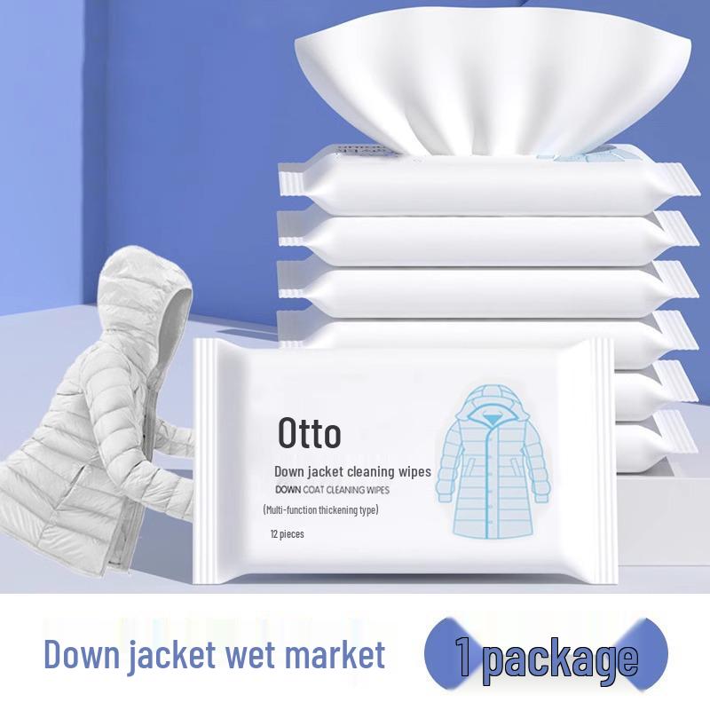 

Disposable No-Wash Dry Cleaning Wipes for Jackets