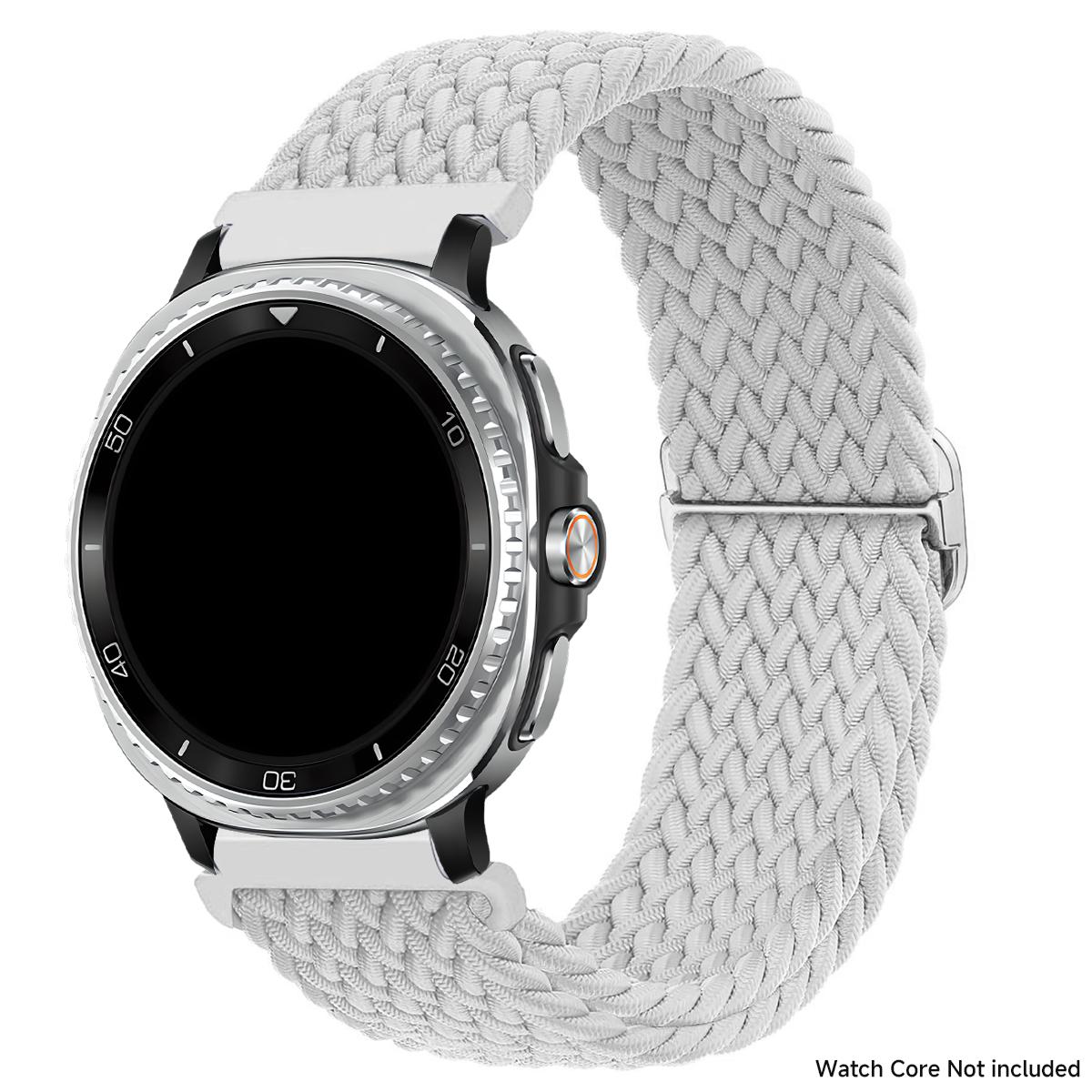 

Braided Nylon Strap for Samsung Galaxy Watch 8 40mm 44mm/Watch 8 Classic 46mm No Gaps Band for Galaxy Ultra 2025 Nylon Bracelet Galaxy Watch 8 40mm