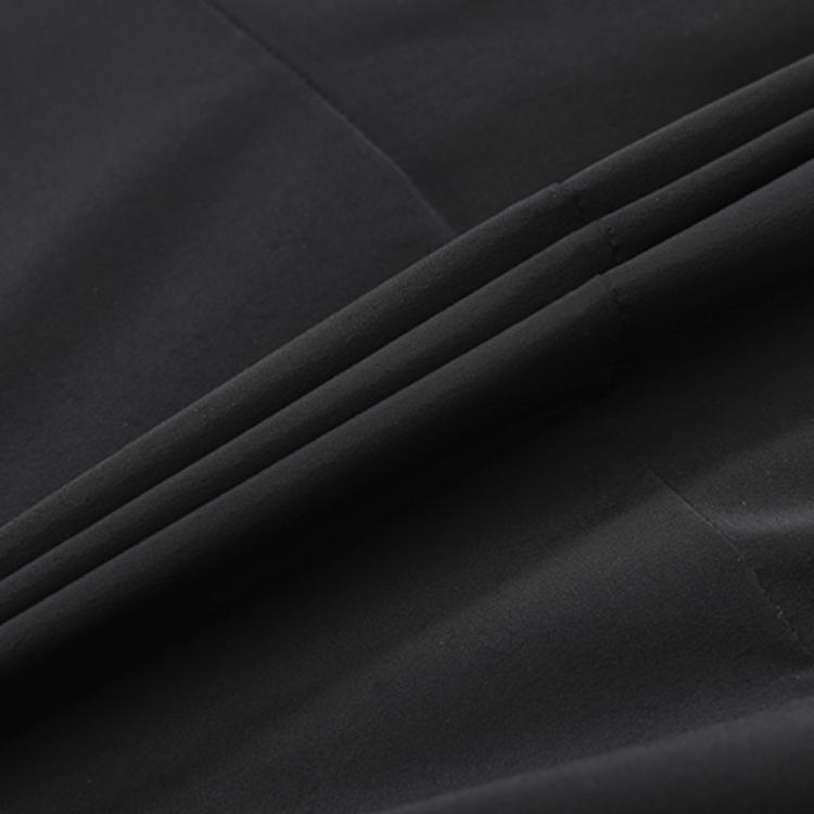 FILA Athletics Hooded Basic Waist Cinched Solid Color Warm Mid-Length Down Jacket Women outerwear Deep-Black A11W245909F-BK