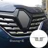 Car Cover Protection Detector ABS Chrome Trim Front Up Grid Grill Grille Racing 7pcs For Renault Kadjar 2016 2017 2018