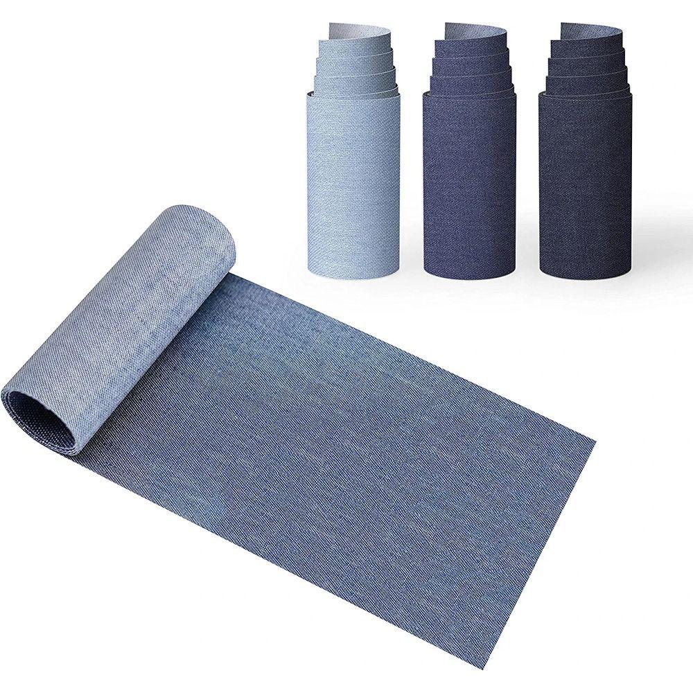 Apparel Sewing Jean Iron-On Patches DIY Clothing Patch Rectangular Clothes Iron On Patches 8 x 50 cm Repair Hot Melt Adhesive