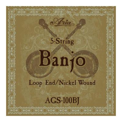 ARIA Banjo Strings [1 Set] AGS-100BJ [10-23] 5-string