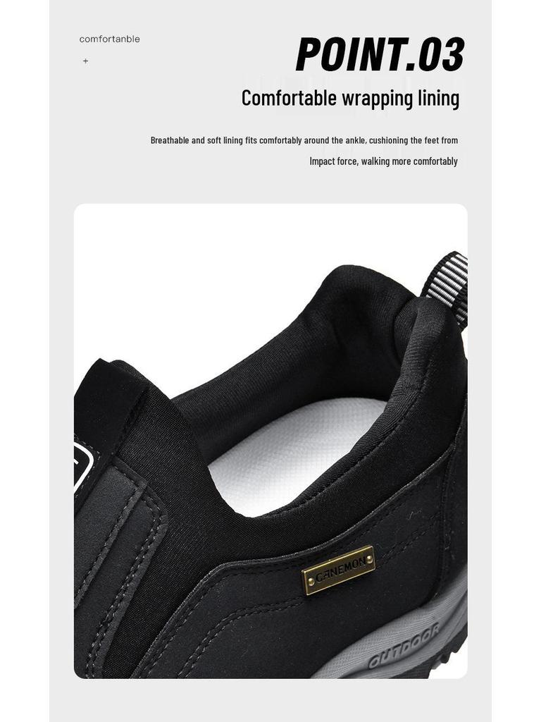 Herren Übergröße Rutschfeste Lässige Slipper-Sneaker - Leicht, Abriebfest, Weiche Sohle zum Gehen im Freien.