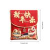 2026 Cloth Embroidery Red Packets Chinese New Year Cash Gift Bags Cartoon Horse Blessing Lucky Red Envelope for Spring Festival