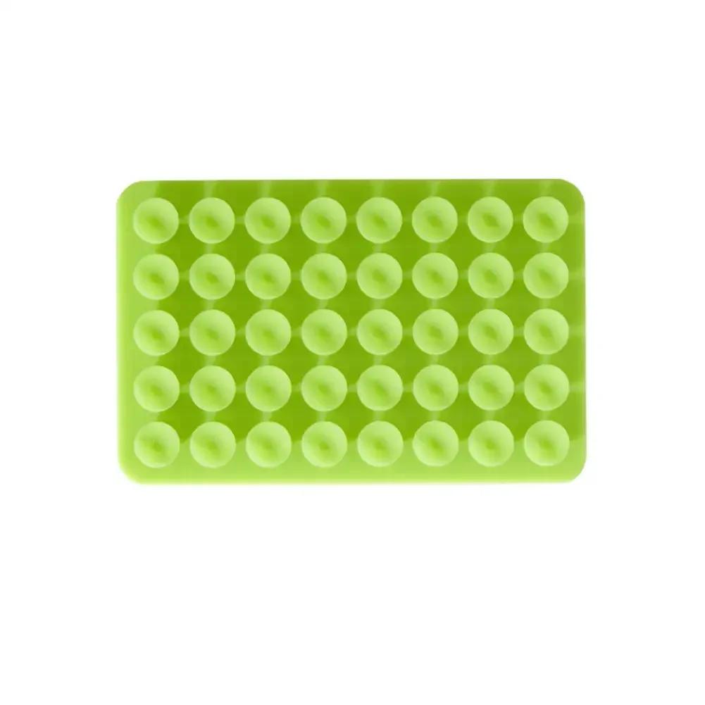 Double Side Silicone Suction Pad Phone Holders Fixture Suction Cup Backed Adhesive Silicone Rubber Sucker Pad for Fixed Pad