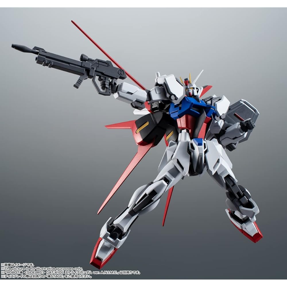 TAMASHII NATIONS ROBOT Spirits AQM/E-X01 Strike Freedom & Effect Parts Set 150mm PVC ABS Action Figure