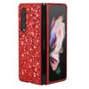 The new model is suitable for Samsung zfold7 mobile phone case electroplating glitter sticker zfold6 anti-drop folding screen protective case z3.