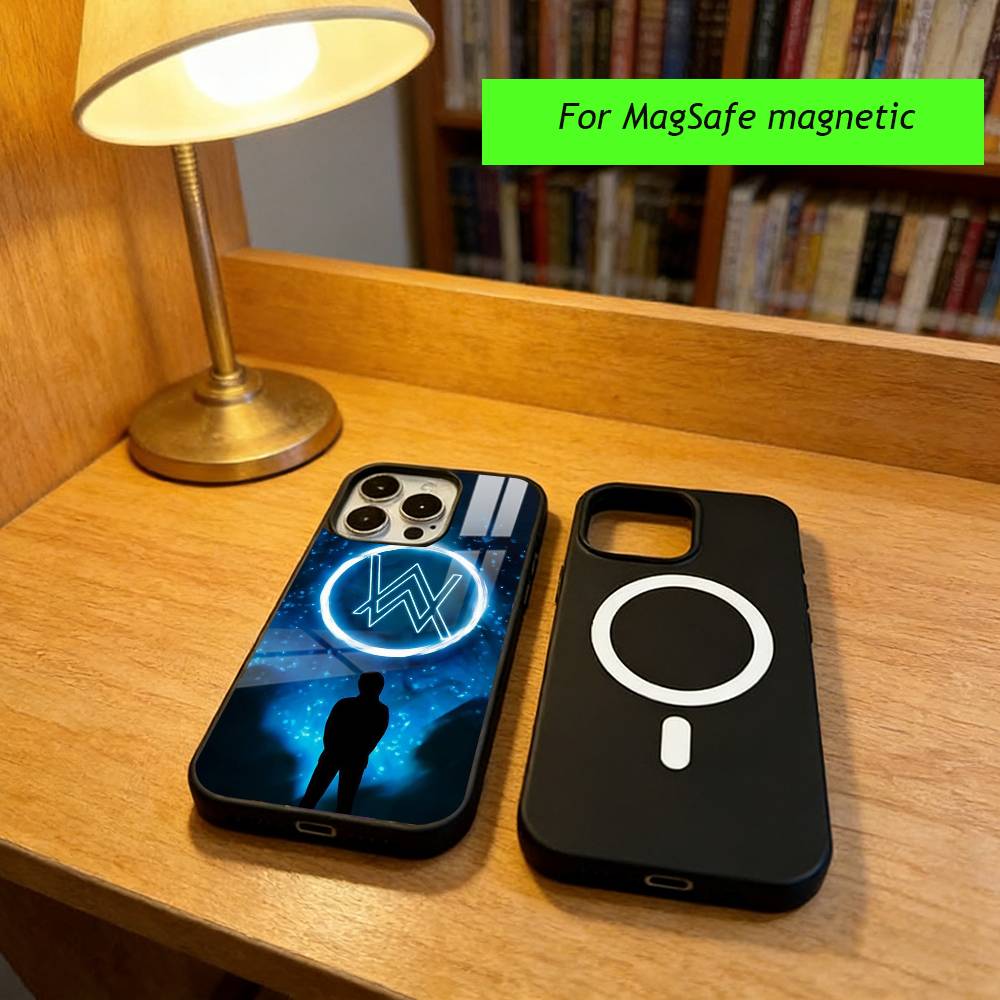 Alan Olav Walker Phone Case For iPhone17,16,15,14,13,12,11 Plus,Pro Magnetic with Magsafe Wireless Charging