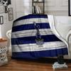 Tottenham Wappen Design Flanelldecke, Weiches Polyester, Modernes Design, Ganzjahres- für Camping, Reisen, Geschenke für Feiertage oder Geburtstage