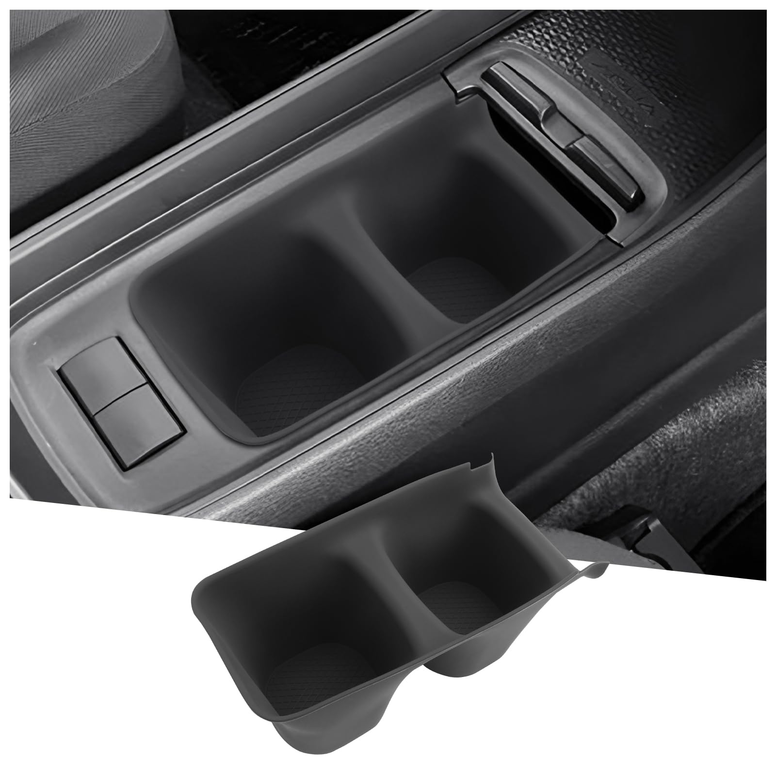 

Aqua MXPK11 2nd Generation Dedicated Car Control Water Cup Box Front Cup Holder External Console Box mxpk11 Interior Parts Aqua 2nd Generation чёрный