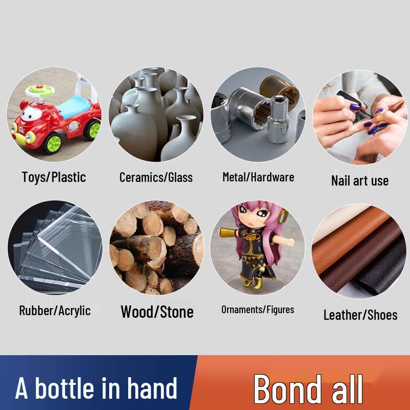 Korean Style 401 Strong Universal Glue for Shoe Repair, Metal, Plastic, Wood Bonding, and DIY Hair Clips