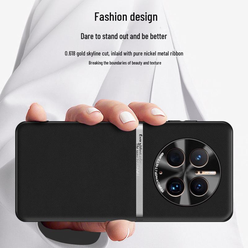 Huawei Mate50 Pro Liquid Leather Anti-Fall Protective Case, One Piece Shipping