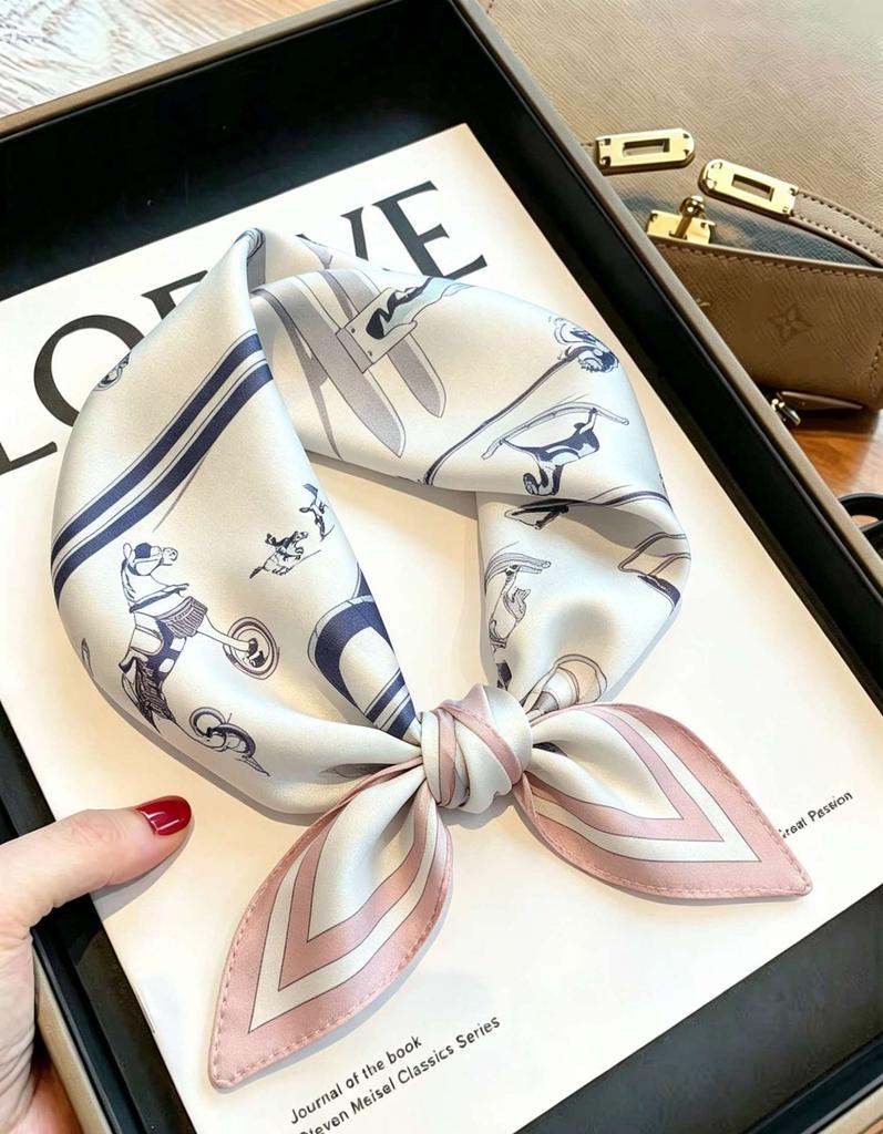 [111 Mulberry Silk] Silk Silk Scarf Spring Fashion Versatile Silk Square Scarf High-end Scarf Women