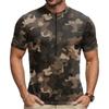 Herren Kurzarm Radtrikot Atmungsaktiv Schnelltrocknend Rundhalsausschnitt Reißverschluss Vorne Leichtes Sportshirt für Outdoor-Fahrten
